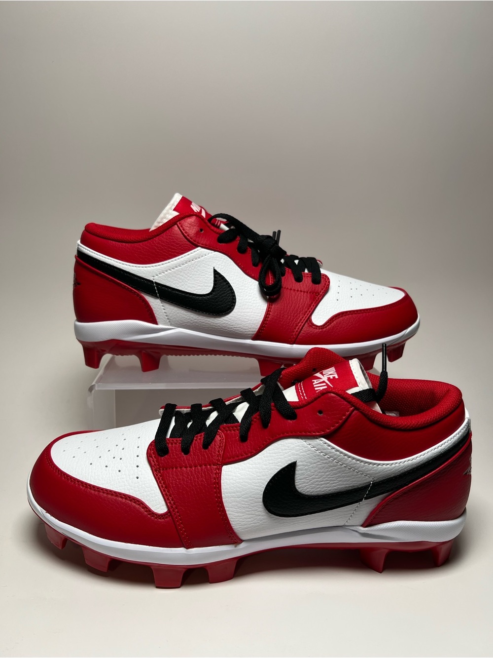 Nike Air Jordan 1 Retro MCS Low Chicago Baseball Cleats CJ8524-611 Men's Size 12